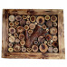 Tablou din rondele de lemn - handmade - model TR001 - aac0075