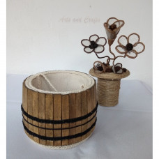 Decorative small barrel-handmade