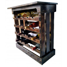Wooden stand for 20 bottles of wine