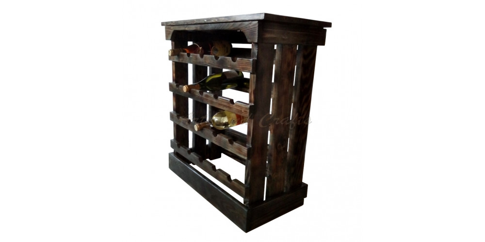 Suport din lemn pentru 20 de sticle de vin - model AAC0134