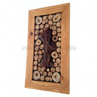 Wooden slices panel - handmade - model TR007