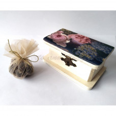Wooden box, with lavender 10x6x4.5 cm - model 5