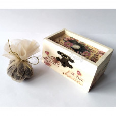 Wooden box, with lavender 9x5,5x4,5 cm - model 8