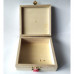 Cutiuta din lemn, cu lavanda 13,5x13,5x6 cm - model 11