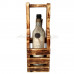 Suport din lemn, handmade, pentru o sticla de vin - cod aac0260