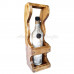 Suport din lemn, handmade, pentru o sticla de vin - cod aac0271