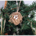 Set de 5 ornamente handmade rustice pentru bradul de Craciun