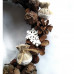 Coronita impodobita cu elemente naturale, decor rustic de Craciun 30-35 cm