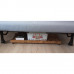 Suport depozitare sub pat din lemn de pin ars, cu roti pivotante si pirogravura handmade – 80×20 cm