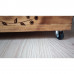 Suport depozitare sub pat din lemn de pin ars, cu roti pivotante si pirogravura handmade – 80×20 cm