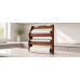 Suport Multifunctional din Lemn Ars si Lacuit pentru Folie si Prosoape, Nuanta Stejar Inchis, 37x33 cm