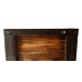 Cuier Chei Rustic din Lemn Masiv Ars, 7 Agatatori Floare de Crin, 31 x 34.5 cm   