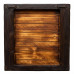 Cuier Chei Rustic din Lemn Masiv Ars, 7 Agatatori Floare de Crin, 31 x 34.5 cm   