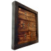 Cuier Chei Rustic din Lemn Masiv Ars, 7 Agatatori Floare de Crin, 31 x 34.5 cm   