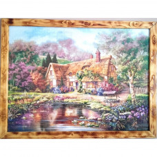 Puzzle "Twilight at Woodgreen Pond"