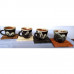 Coffee cup holder - Wall bracket for up to 12 cups of coffee - 4 shades