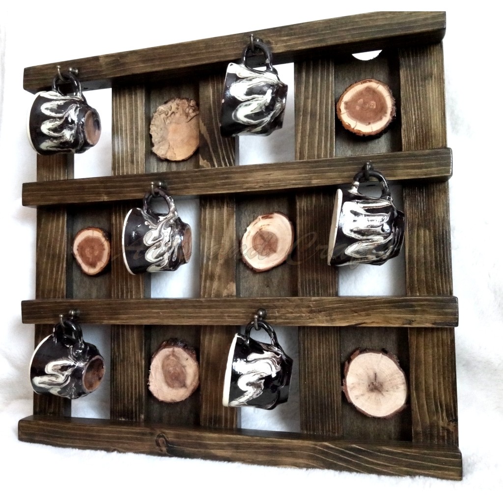 Suport de perete pentru 6 cesti de cafea - cod aac0152