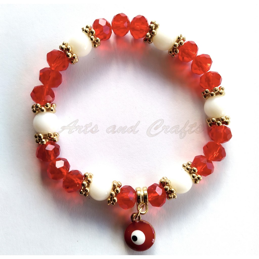 Bratara pentru martisor -  model ochi